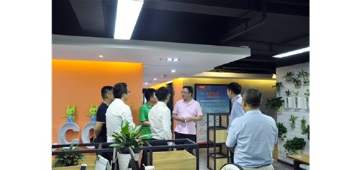深圳市電子商務協會領導及行業同仁一行蒞臨天助網參觀指導：好風憑借力，迎新正當時